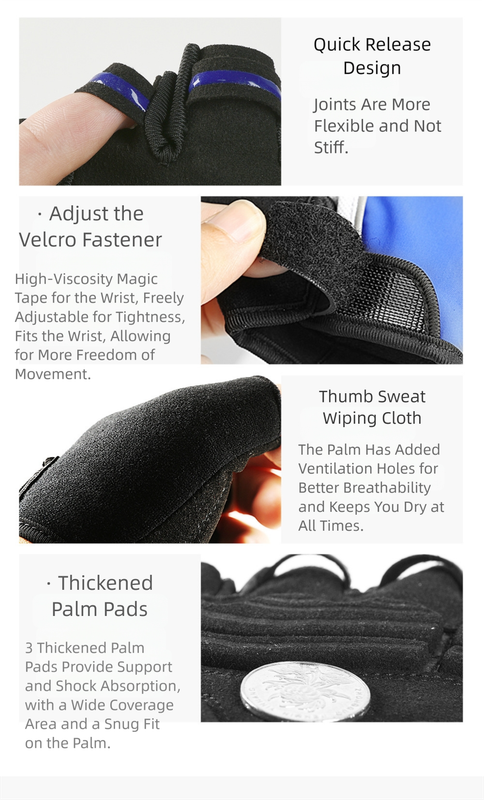 Padded Half-Finger Bike Riding Gloves | XL