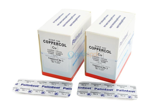 Palintest Free Combined and Total Copper (Coppercol) - Box of 250 Photometer Test Tablets