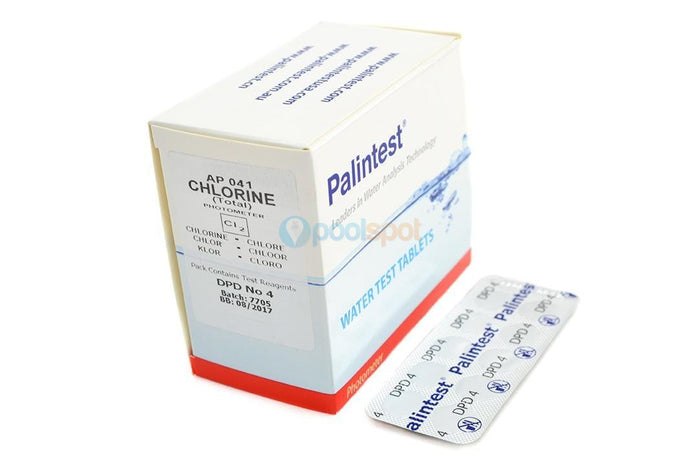 Palintest Total Chlorine (DPD 4) - Box of 250 Photometer Test Tablets