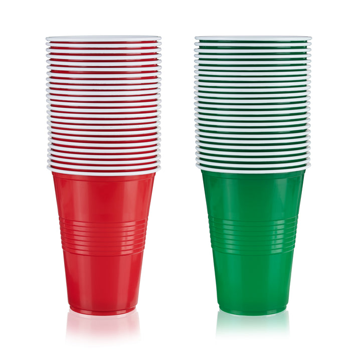Party 16 oz Jolly Party Cups, Set of 50