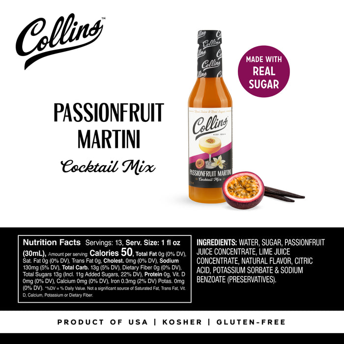 Passionfruit Martini Cocktail Mix, 12.7 oz