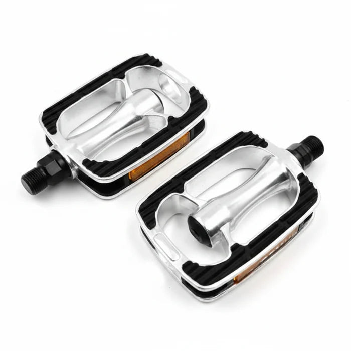 PEDALS 1/2" City/Comfort Alloy - Silver/Black