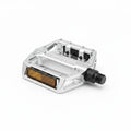 PEDALS 9/16" BMX Large Platform One Piece Alloy Body - Silver