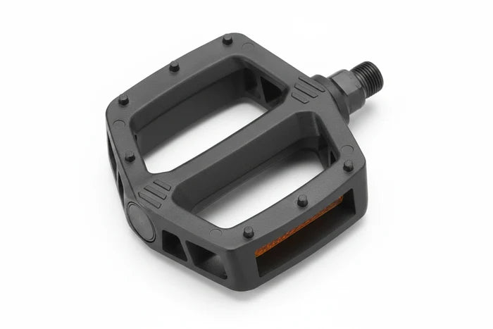 PEDALS 9/16" BMX One Piece PP Body 109 x 95mm - Black