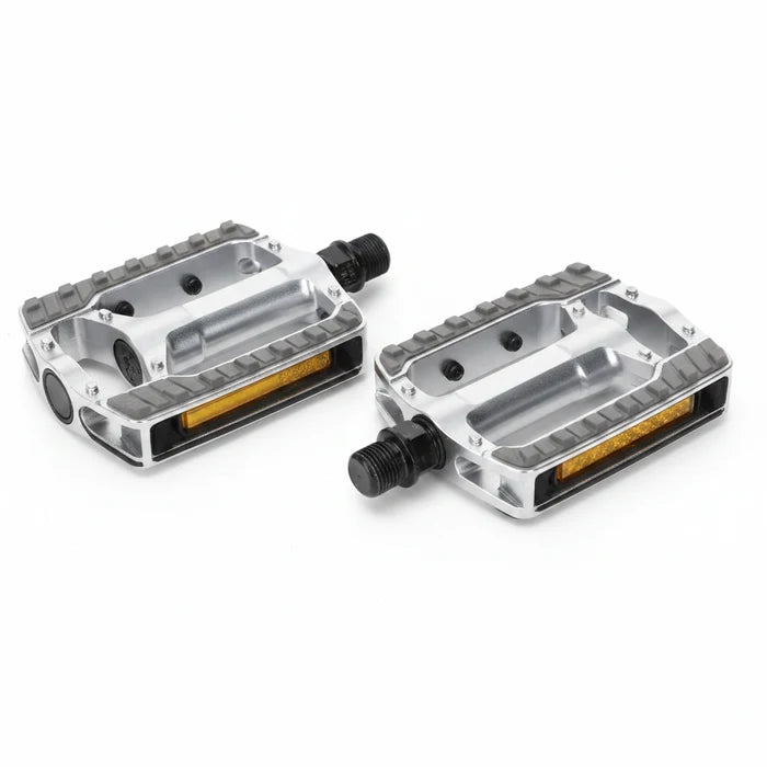 PEDALS 9/16" City Comfort Alloy - Silver/Black