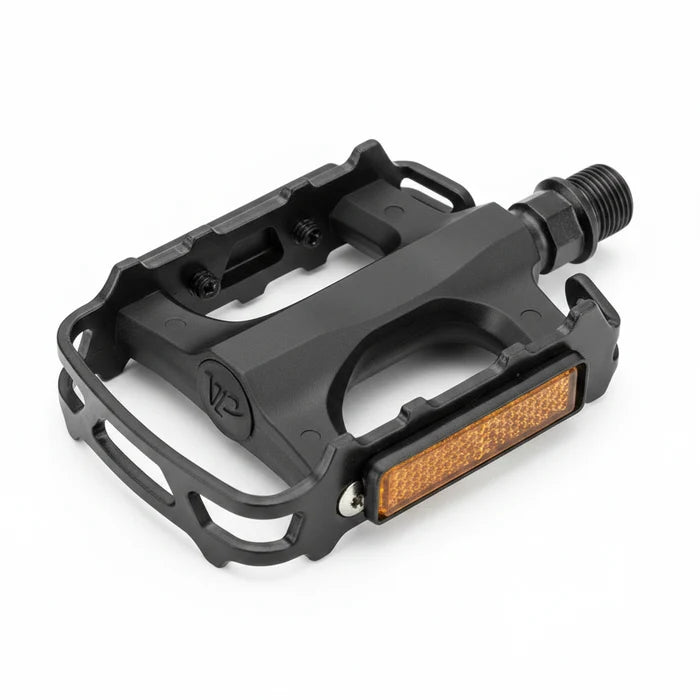 PEDALS 9/16" MTB PP Body ALLOY Cage - Black