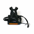 PEDALS 9/16" MTB PP Body With Toe Clips/Straps - Black