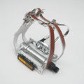 PEDALS 9/16" Retro Alloy - SILVER (Sold as a Pair)