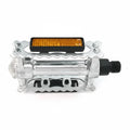 PEDALS 9/16" Retro Alloy - Silver