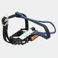 PEDALS 9/16" Sealed Bearings Alloy With Toe Clip/Strap - Silver/Black