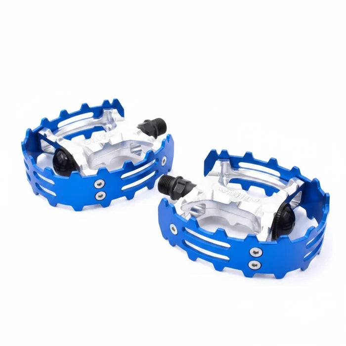 PEDALS Bear Trap Alloy 1/2" Cr-mo Axle - Blue