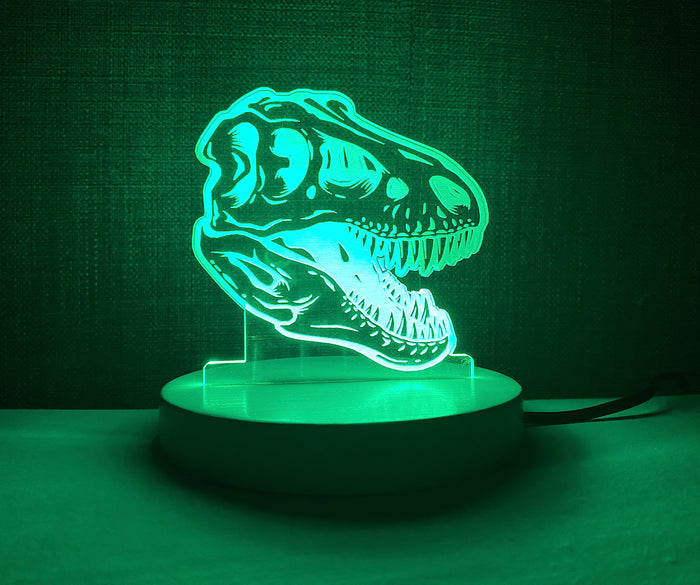 Personalised Dinosaur LED Night Light
