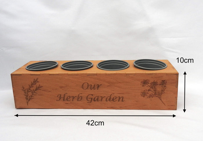 Personalised Herb Garden Planter Box