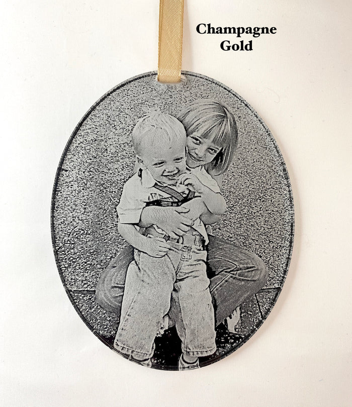 Personalised Photo Christmas Acrylic Decoration
