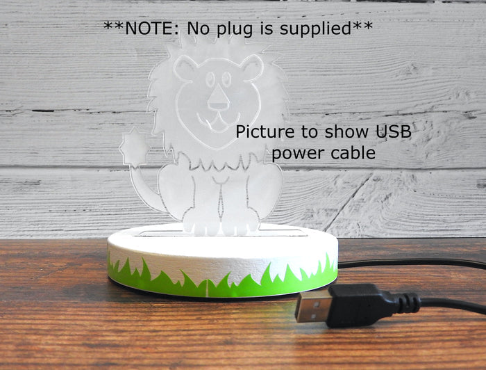 Personalised Unicorn LED Night Light - Magical Bedroom Lamp for Kids
