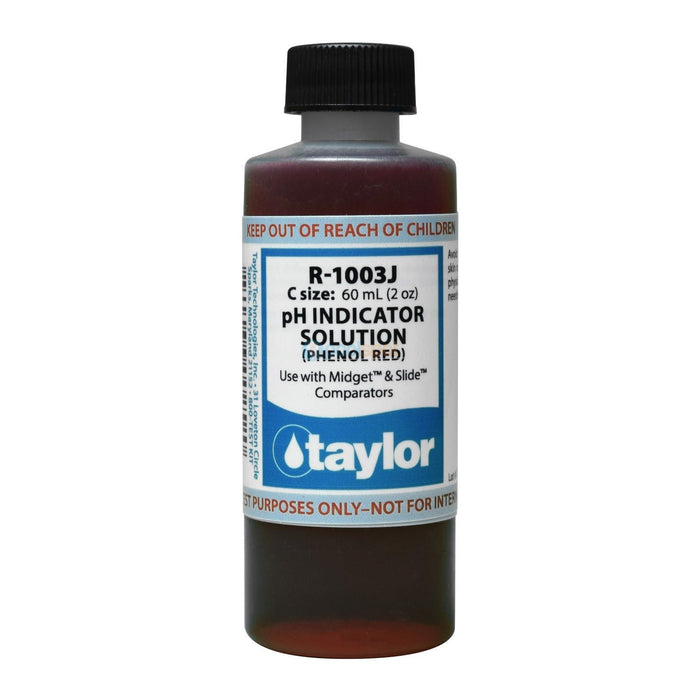 pH Indicator Solution / Phenol Red (for Comparators) R-1003J, Taylor Technologies