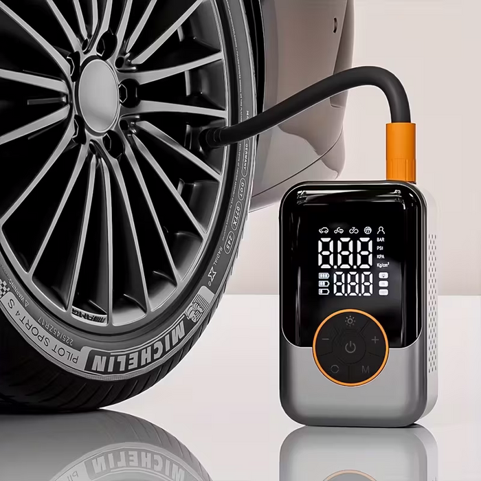 Portable Wireless Air Compressor Tire Inflation Pump With Digital Pressure Gauge