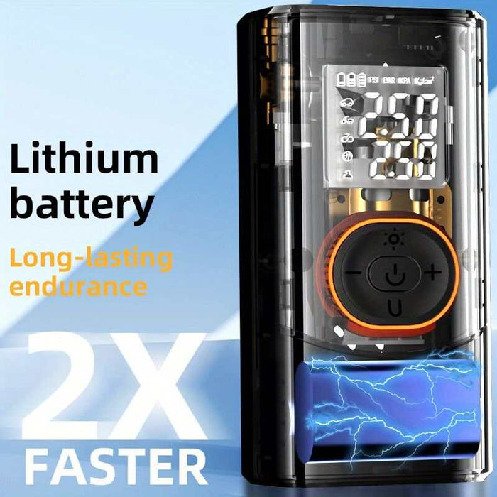 Portable & Wireless Air Pump with Digital Pressure Gauge | 150PSI