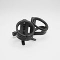 Pro Series Plastic Double Bottle Cage Attaches To Saddle Rails - Black
