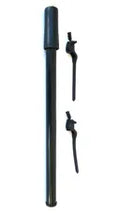 Pro-Series Plastic Pump A/V Large Thread With Connector & Clips - Black