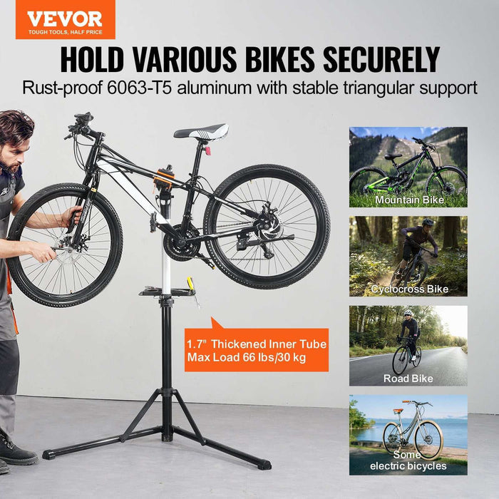 Professional Adjustable 360° Bicycle Repair Stand - 30kg Capacity