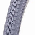 Quality Vee Rubber Tyre 24 x 1.3/8 Grey Block Wheelchair Tyre (37-540)