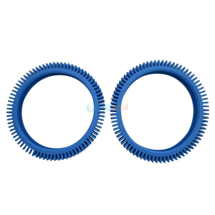 Rear Tyre / Tire Set - No Hump - Blue for The Pool Cleaner 4W / Pressure