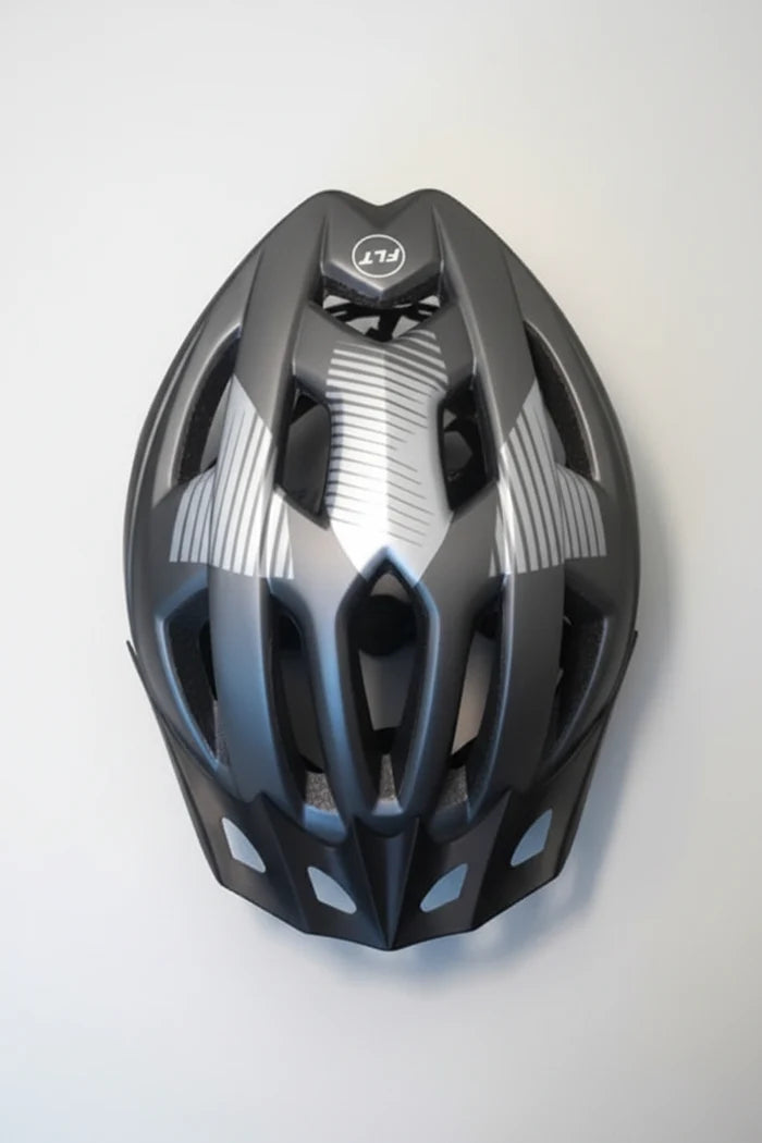 Rec Range Inmould Flight Helmet 54-56cm Small - Matt Titanium / Silver