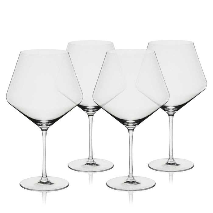 Reserve Liminal Burgundy Wine Glasses, Set of 4
