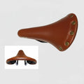 Retro Saddle Vinyl Top with Rivets 274mm x 153mm - Brown