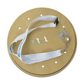 Round Deck Lid and Dress Ring w/ Skimmer Key for Poolrite / Zodiac Skimmer