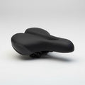Saddle Black Vinyl Top Memory Foam Black Rail With Clamp 150 x 250mm