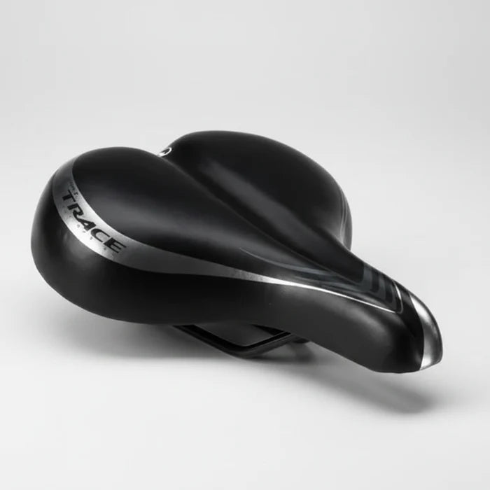 Saddle Black With Silver S'TRACE Logo Black Rails 263 x 215mm