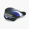 Saddle Junior 180mm x 145mm With Clamp - Black/Blue