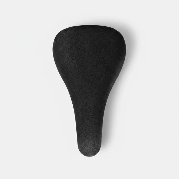 Saddle JUNIOR Vinyl Top Plain Black and Black Seat Post