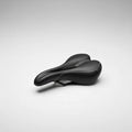 Saddle Velo Voam Swan O butterfly-shaped MTB gel saddle with center cut-out, 255x175mm, lightweight and comfortable for cross-country riding