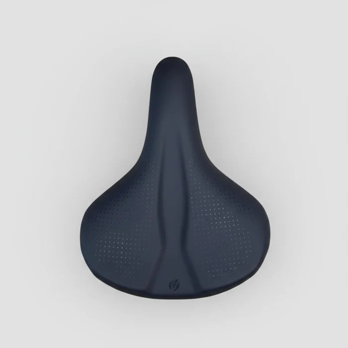 Saddle Vinyl Black 261x218mm With Integrated Handle for Lifting Bike