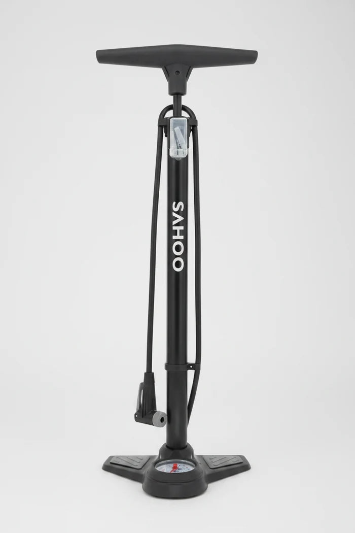 SAHOO Floor Pump With Gauge & Smart Valve Head 160 PSI