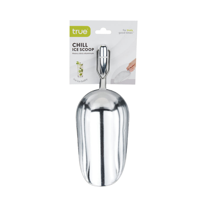 Scoop 6 oz Heavy Duty Aluminum Ice Scoop with Loop Handle
