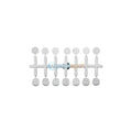 Screw Cap Set - White - for Waterco S75 / Supaskimmer Skimmer Box