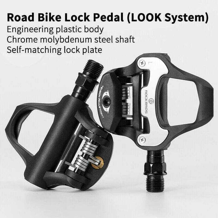 Self Lock Clip In Bike Pedals LOOK KEO Cleat MTB Road 700C Hybrid BMX