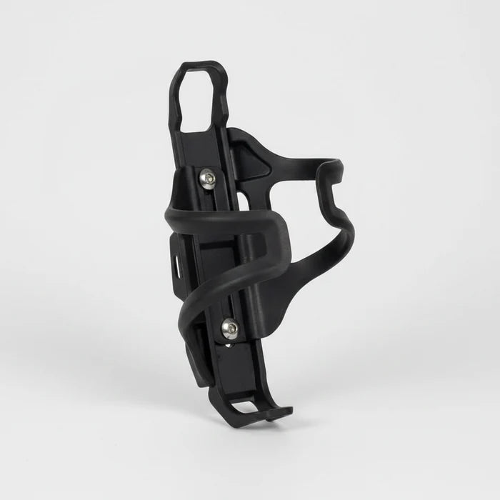 Side Loading Plastic Bidon Cage - Black