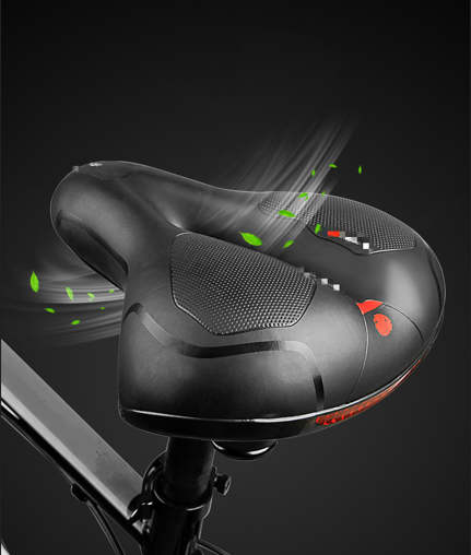 Silicone Bike Saddle with Hollow Ventilation: 21×25×11cm, 680g, Comfort & Shock Absorption for Aussie Cyclists