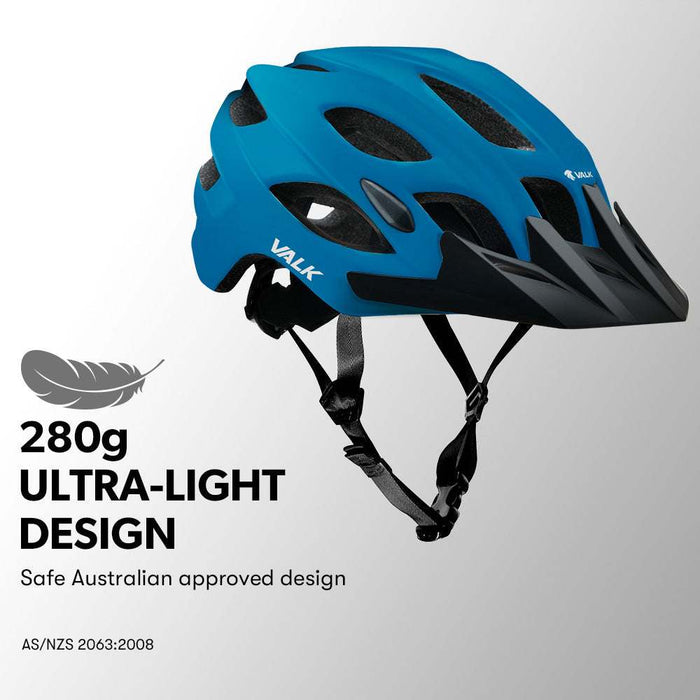 Small High Performance Mountain Bike Helmet 54-56cm | Blue