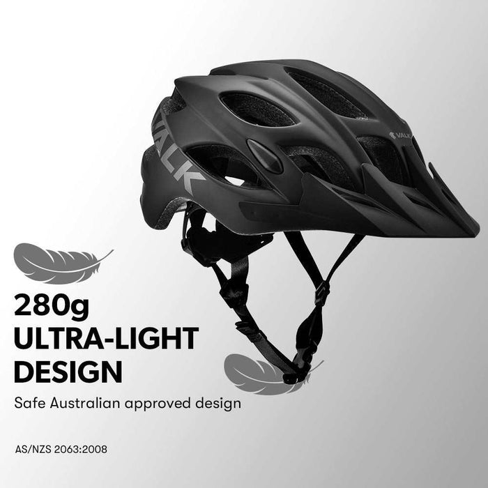 Small Mountain Bike Adjustable Helmet 54-56cm | Black