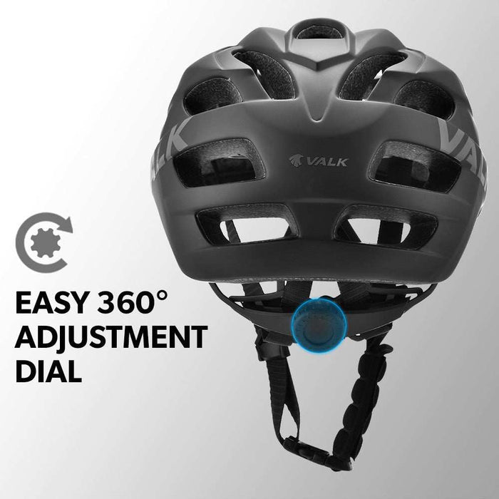 Small Mountain Bike Adjustable Helmet 54-56cm | Black