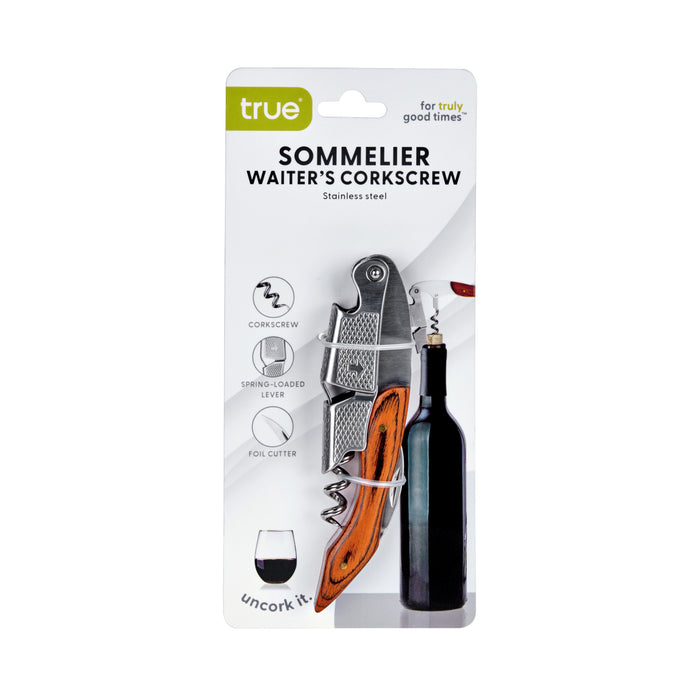 Sommelier Professional Corkscrew with Wood Handle