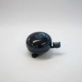 Steel black top crown design bell mounted on a 25.4mm handlebar