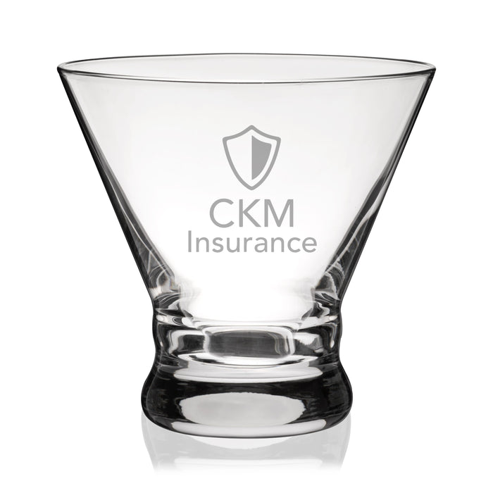Stemless Martini Glasses, Set of 4