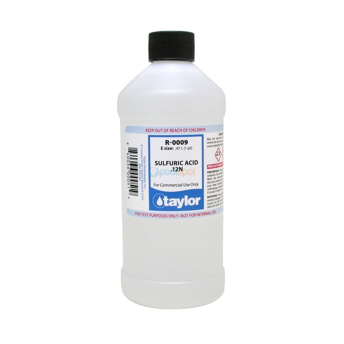 Sulfuric Acid 0.12N Reagent R-0009, Taylor Technologies